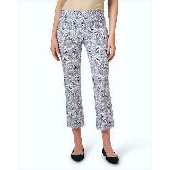 NEW ELLIOTT LAUREN printmaker pull on pant in black/white - Picture 1 of 3